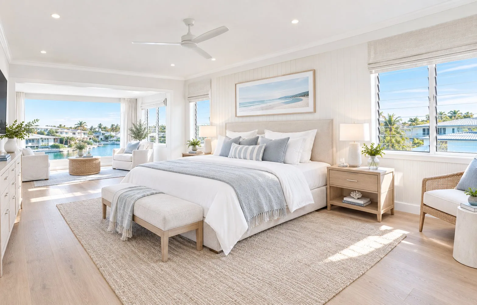 Second storey addition at Noosa by Sutton Building
